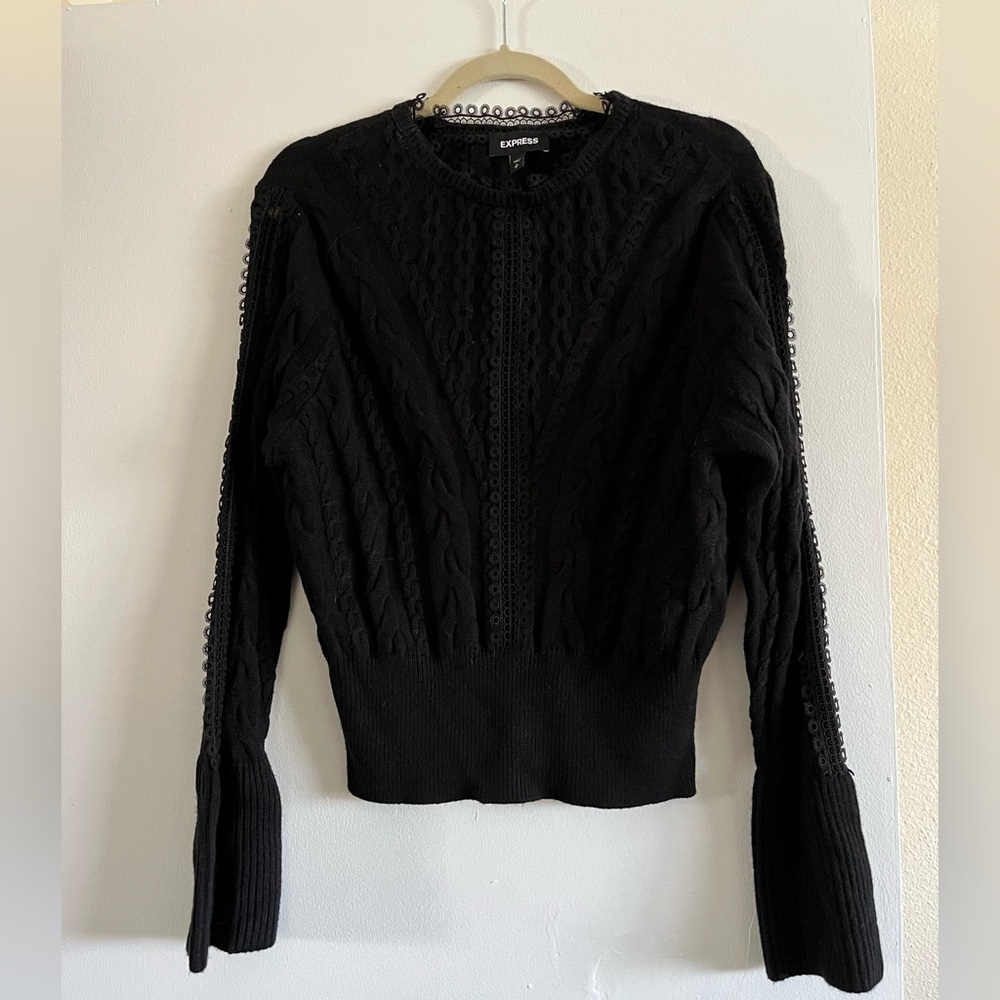 Express - Black Knit Sweater